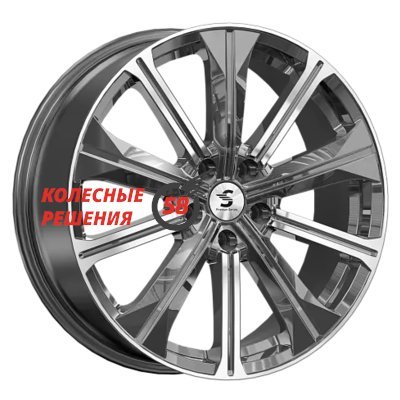 Premium Series КР013 (Haval Dargo) Diamond Gloss Graphite 7x19/5x114.3 D66.6 ET40  