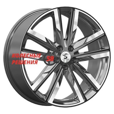 Premium Series КР014 (Jetour T2) Diamond Gloss Graphite 8x20/5x108 D60.1 ET39  