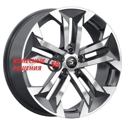 Premium Series КР015 (Exeed TXL/VX) Diamond Black Gris 7.5x19/5x108 D65.1 ET36  