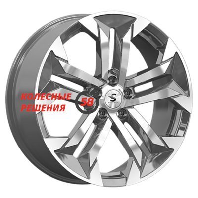 Premium Series КР015 (Jaecoo J7) Diamond Gloss Graphite 7.5x19/5x108 D60.1 ET47  
