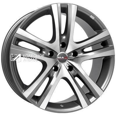 MAK Aria Gunmetal Mirror Face 9.5x20/5x127 D71.6 ET45  