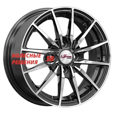 iFree Финчер (КС1119) Блэк Джек 5.5x14/4x100 D60.1 ET43  