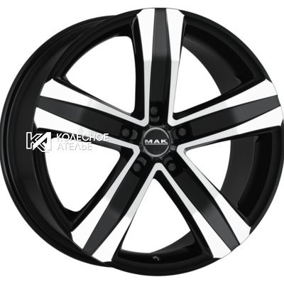 MAK Stone 5 3 Black mirror 6.5x16/5x160 D65.1 ET60  