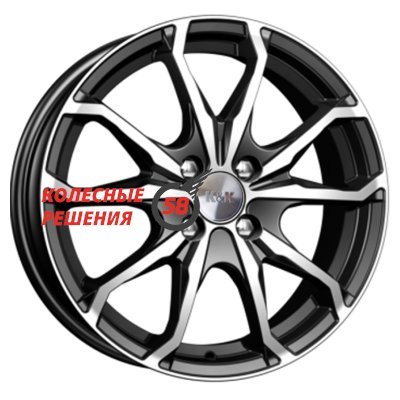 K&K Brent (КС733) Алмаз черный 6x16/4x98 D58.5 ET35  