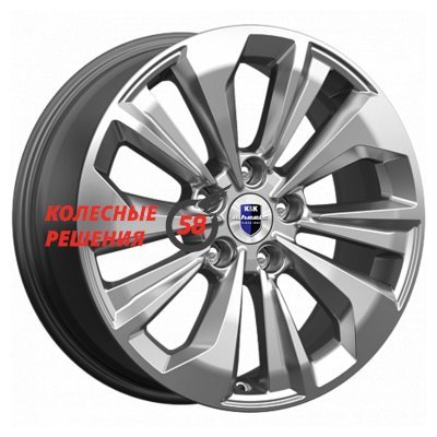 K&K Авиор (КС936) Дарк платинум брайт 7x17/5x114.3 D66.1 ET45  