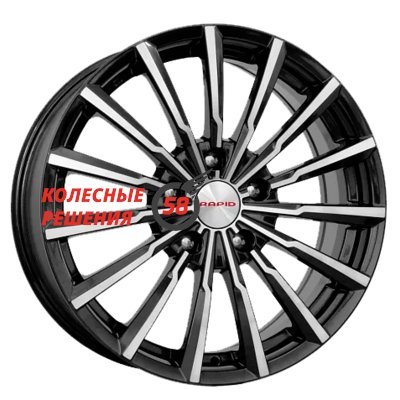 K&K Акцент-оригинал (КС641) Алмаз черный 5.5x14/4x100 D60.1 ET43  