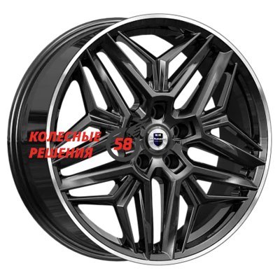 K&K Колумб (КС1038) Алмаз черный 7x19/5x108 D65.1 ET36  