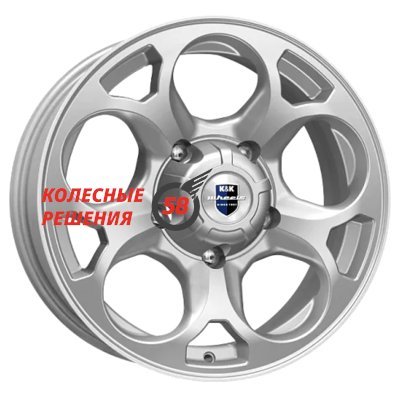 K&K Линкс (КС1057) Сильвер 7x16/5x139.7 D108.5 ET35  