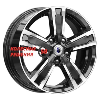 K&K Оклахома (КС998) Алмаз черный 6.5x16/5x110 D65.1 ET37  