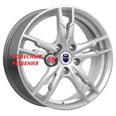 K&K Солар-оригинал (КС875) Сильвер SK 7x17/4x100 D60.1 ET43  