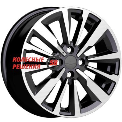 K&K Эрман (КС997) Алмаз черный 6.5x16/4x100 D60.1 ET37  