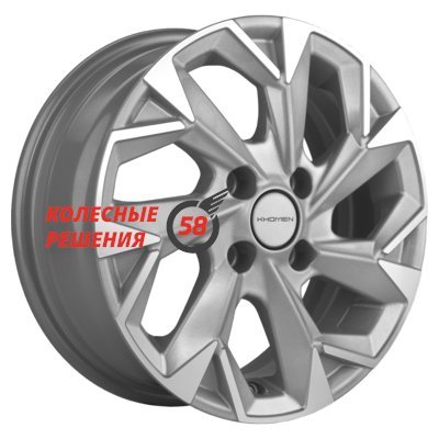 Khomen Wheels KHW1402 F-Silver-FP 5.5x14/4x98 D58.5 ET35  