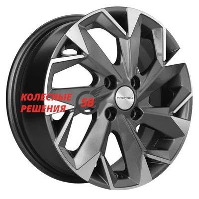 Khomen Wheels KHW1402 (Toyota Corolla) Gray-FP 5.5x14/4x100 D60.1 ET43  