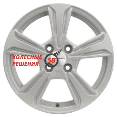 Khomen Wheels KHW1502 (Vesta) F-Silver 6x15/4x100 D60.1 ET50  