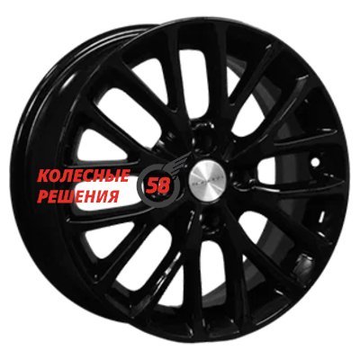 Khomen Wheels KHW1506 (XRay) Black 6x15/4x100 D60.1 ET37  