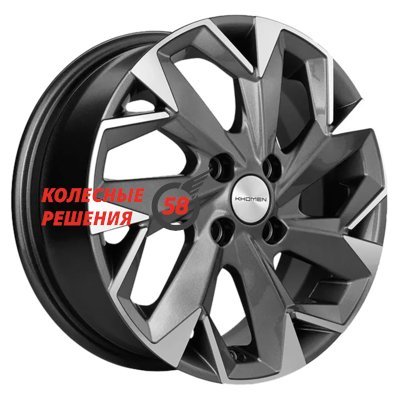Khomen Wheels KHW1508 (XRay) Gray-FP 6x15/4x100 D60.1 ET40  