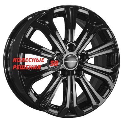 Khomen Wheels KHW1610 (DFM 580) Black 6.5x16/5x110 D67.1 ET45  