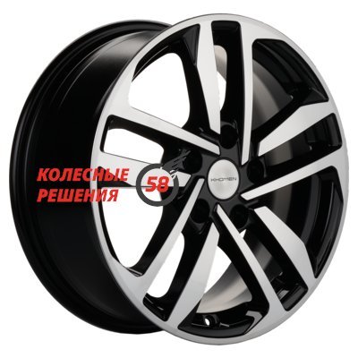 Khomen Wheels KHW1612 (Focus) Black-FP 6.5x16/5x108 D63.35 ET50  