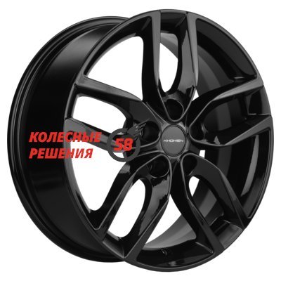 Khomen Wheels KHW1708 (Nissan Tiida) Black 6.5x17/5x114.3 D66.1 ET45  