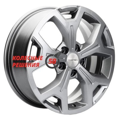 Khomen Wheels KHW1710 (Chery Tiggo/Tiggo 7 Pro) Gray 6.5x17/5x108 D60.1 ET33  
