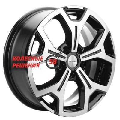 Khomen Wheels KHW1710 (Jolion) Black-FP 6.5x17/5x114.3 D66.5 ET37  