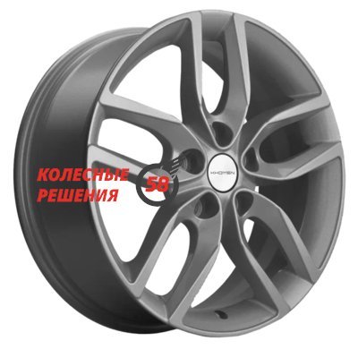 Khomen Wheels KHW1708 (Geely Coolray) F-Silver 6.5x17/5x114.3 D54.1 ET45  