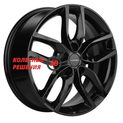 Khomen Wheels KHW1708 (Geely Coolray) Black 6.5x17/5x114.3 D54.1 ET45  