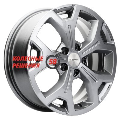 Khomen Wheels KHW1710 (DFM AX 7) Gray 7x17/5x108 D65.1 ET43  