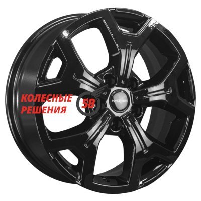 Khomen Wheels KHW1710(2) (VW Transporter) Black 6.5x17/5x120 D65.1 ET55  