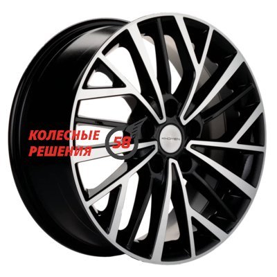 Khomen Wheels KHW1717 (Evolute i-Joy) Black-FP 7x17/5x110 D67.1 ET40  