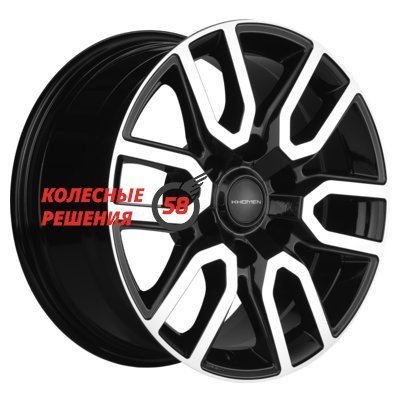 Khomen Wheels KHW1723 (LC Prado/Lexus GX) Black-FP 8x17/6x139.7 D106.1 ET25  