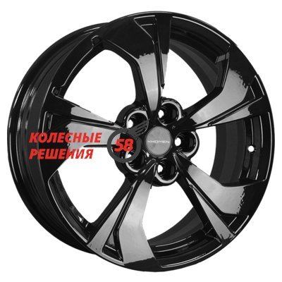 Khomen Wheels KHW1724 (CS35 Plus) Black 7x17/5x110 D63.3 ET46  