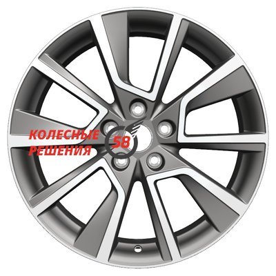 Khomen Wheels KHW1802 (CX-5/Seltos) Gray-FP 7x18/5x114.3 D67.1 ET50  