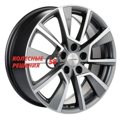 Khomen Wheels KHW1802 (OMODA C5) Gray-FP 7x18/5x108 D60.1 ET33  