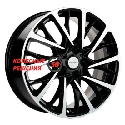 Khomen Wheels KHW1804 (Jac/Москвич 3) Black-FP 7.5x18/5x108 D54.1 ET40  