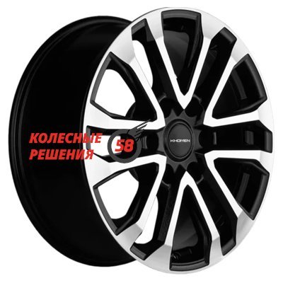 Khomen Wheels KHW1805 (LC Prado) Black-FP 7.5x18/6x139.7 D106.1 ET25  