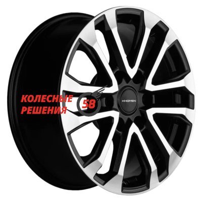Khomen Wheels KHW1805 (Lexus GX) Black-FP 7.5x18/6x139.7 D106.1 ET20  