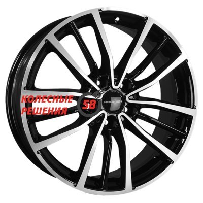 Khomen Wheels KHW1812 (Exeed TXL) Black-FP 7x18/5x108 D65.1 ET36  