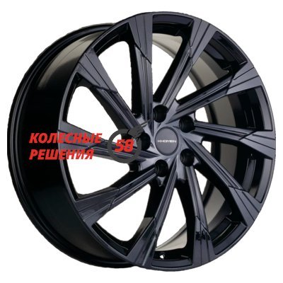 Khomen Wheels KHW1901 (Chery Tiggo 8) Black 7.5x19/5x108 D60.1 ET47  