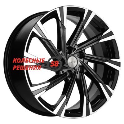 Khomen Wheels KHW1901 (Tugella) Black-FP 7.5x19/5x108 D63.4 ET46  