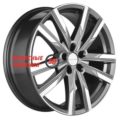 Khomen Wheels KHW1905 (FAW Bestune T77) Gray-FP 7.5x19/5x100 D57.1 ET28  