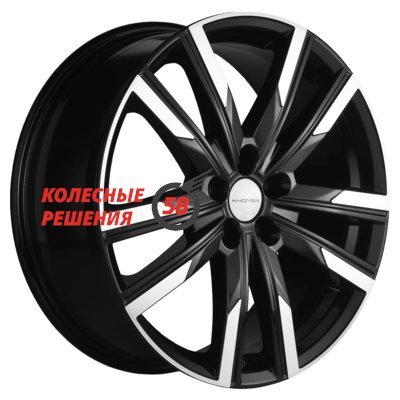 Khomen Wheels KHW1905 (Geely Monjaro/Tugella) Black-FP 7.5x19/5x108 D63.4 ET46  