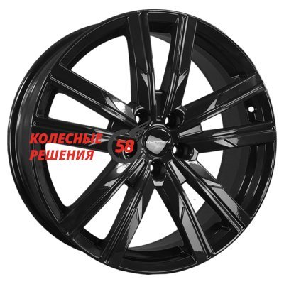 Khomen Wheels KHW1905 (Geely Monjaro/Tugella) Black 7.5x19/5x108 D63.4 ET46  