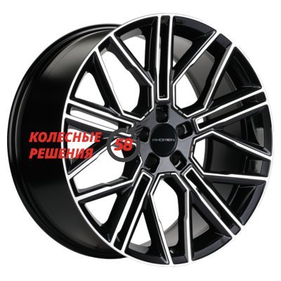 Khomen Wheels KHW2101 (E-tron) Black-FP 9.5x21/5x112 D66.6 ET36  