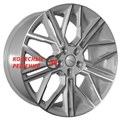 Khomen Wheels KHW2101 (Li 7/9) F-Silver-FP 9.5x21/5x120 D62.5 ET45.5  