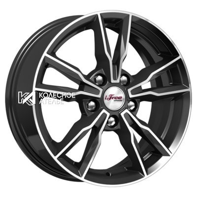 iFree Икигай (КС865) Блэк Джек 6.5x16/5x110 D65.1 ET35  