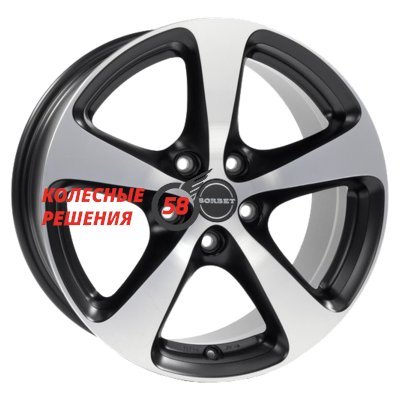 Borbet CC Black Polished Glossy 7x16/5x115 D70.1 ET40  