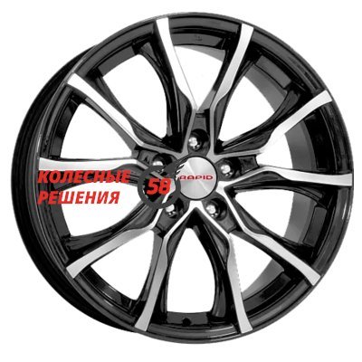 K&K Твист-оригинал (КС697М) Алмаз черный 7.5x17/5x120 D72.6 ET32  