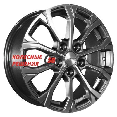 Khomen Wheels KHW1605 (Changan CS35 Plus) Gray-FP 6.5x16/5x110 D63.3 ET46  