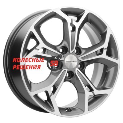 Khomen Wheels KHW1702 (Jolion) Gray-FP 7x17/5x114.3 D66.5 ET37  
